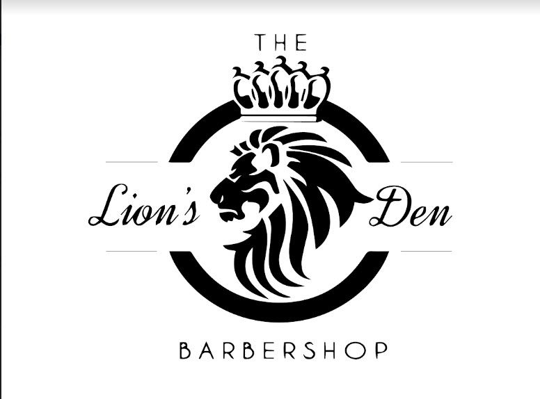 The Lion's Den crowned lion logo